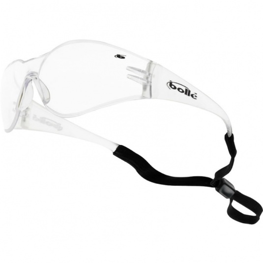 Bollé Bandido Clear Safety Glasses with Adjustable Cord BANCI